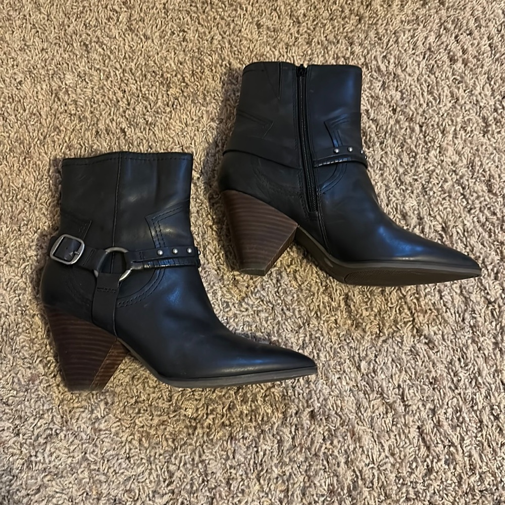 Lucky Brand leather boots.